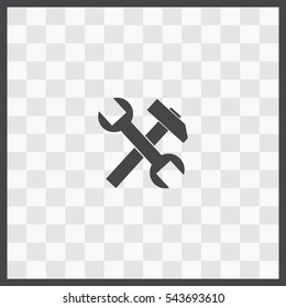Tools vector icon. Isolated illustration. Business picture.