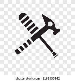 Tools vector icon isolated on transparent background, Tools transparency logo concept