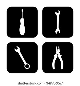 tools - vector icon set