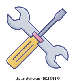 
Tools Vector Icon which can easily modify or edit
