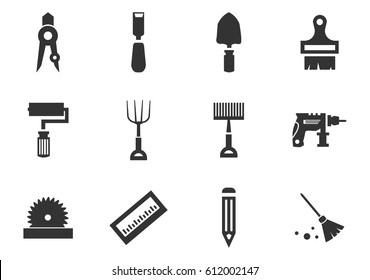 Tools vector icons for user interface design