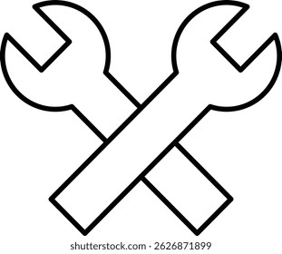 Tools Vector Line Icon Design