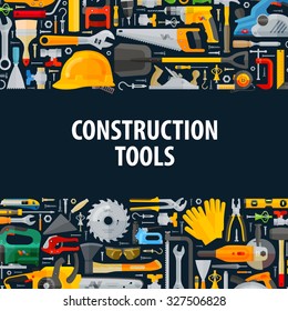 tools vector logo design template. construction or building icons