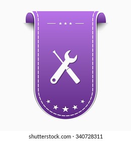 Tools Violet Vector Icon Design