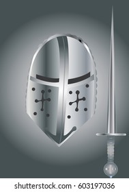 tools of war-1-
a sword and a helmet