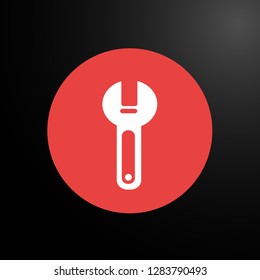 tools, web icon or user interface button, vector.