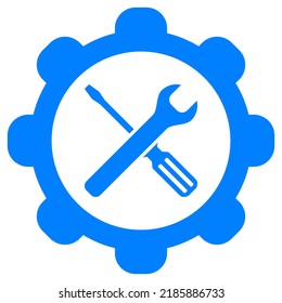 Tools and wheel on white