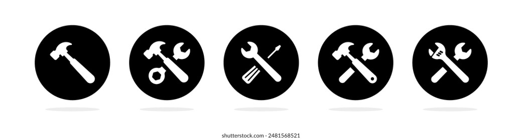 Tools. Working Tools. Tool icon set. Working tools. Tool kit icons.