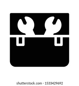 toolskit glyph flat vector icon