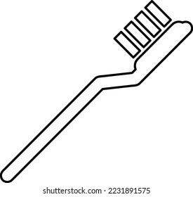 plantilla de símbolo vectorial de icono de brocha de fondo blanco 