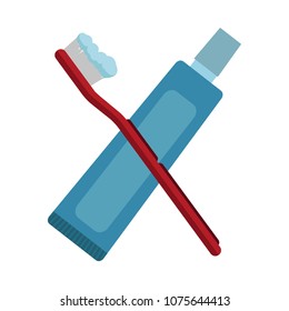 Tootbrush and toothpaste