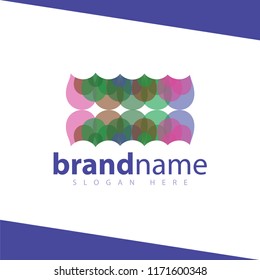 Tooth Abstract Color Logo stock template