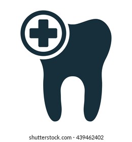 tooth add plus sign icon