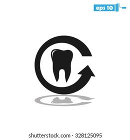 tooth arrow