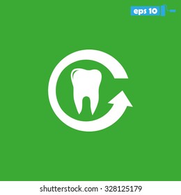 tooth arrow