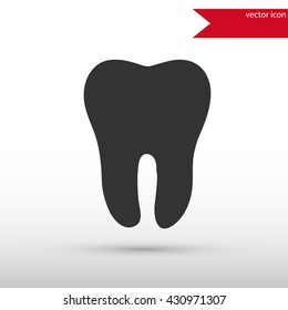 Tooth black icon vector and jpg. Flat style object. Art picture drawing. Eps 10. Web icons. 