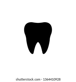 Tooth   black vector icon