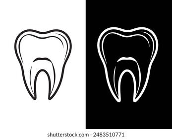 Ilustración de Arte vectorial blanco y negro.