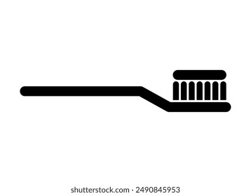 Tooth brush care icon, dental hygiene web sign, health medicine vector illustration .