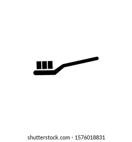 Tooth brush icon. Dental cleaning. Logo design element