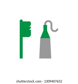 Tooth brush icon. Element of Dental Care for mobile concept and web apps. Detailed Tooth brush icon can be used for web and mobile