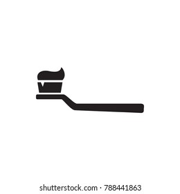 tooth brush icon illustration isolated vector sign symbol