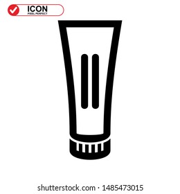 tooth brush icon isolated sign symbol vector illustration - high quality black style vector icons
