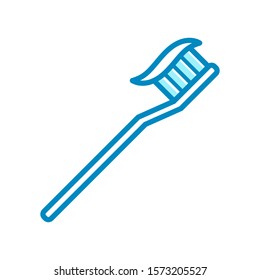 tooth brush icon vector design template