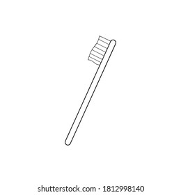 tooth brush icon vector illustration logo template