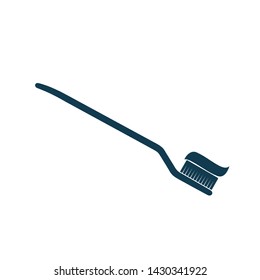 tooth brush icon vector logo template