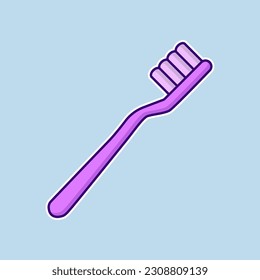 Tooth brush icon vector on trendy design