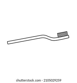 Tooth Brush Icon Vector Symbol Illustration