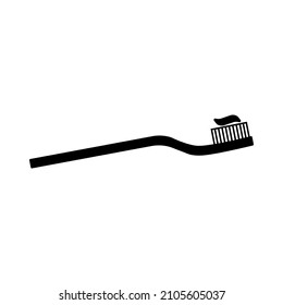 Tooth Brush Icon Vector Symbol Illustration