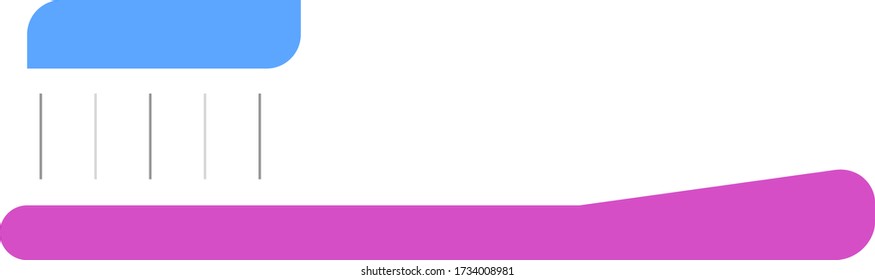 tooth brush illustration vector design