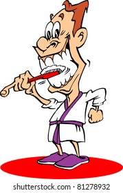 tooth brush man