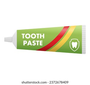 Tooth brush on white background