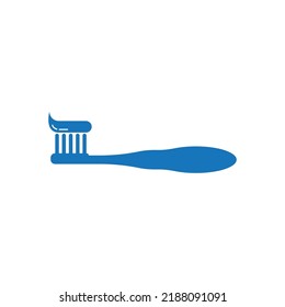Tooth brush paste logo icon vector illustration vector