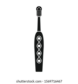 Tooth brush vector icon.Black vector icon isolated on white background tooth brush .