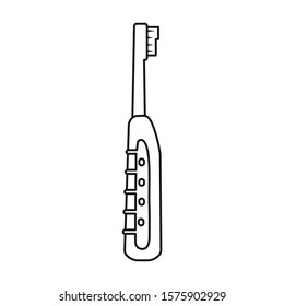 Tooth brush vector icon.Line vector icon isolated on white background tooth brush.