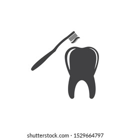 tooth brush vector illustration design template