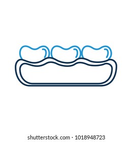 tooth care isolated icon