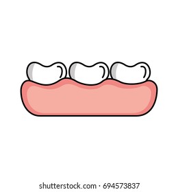 tooth care isolated icon