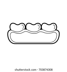 tooth care isolated icon