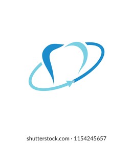Tooth care logo design, dental care logo