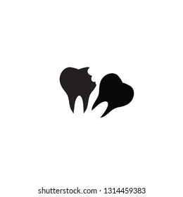 Tooth caries icon. Element of Dental Care icon for mobile concept and web apps. Detailed Tooth caries icon can be used for web and mobile - Vector