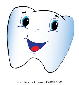 Tooth cartoon
