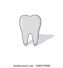 Tooth cartoon vector art and graphics