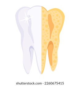 Diseño de iconos 2d para cavidad dental 