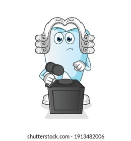 tooth character. cartoon mascot vector