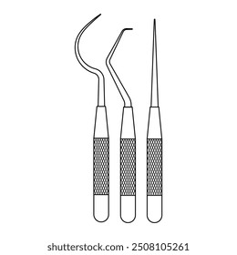 Diseño de ilustración de icono de elección de limpieza dental